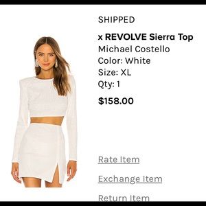 Michael Costello x Revolve top